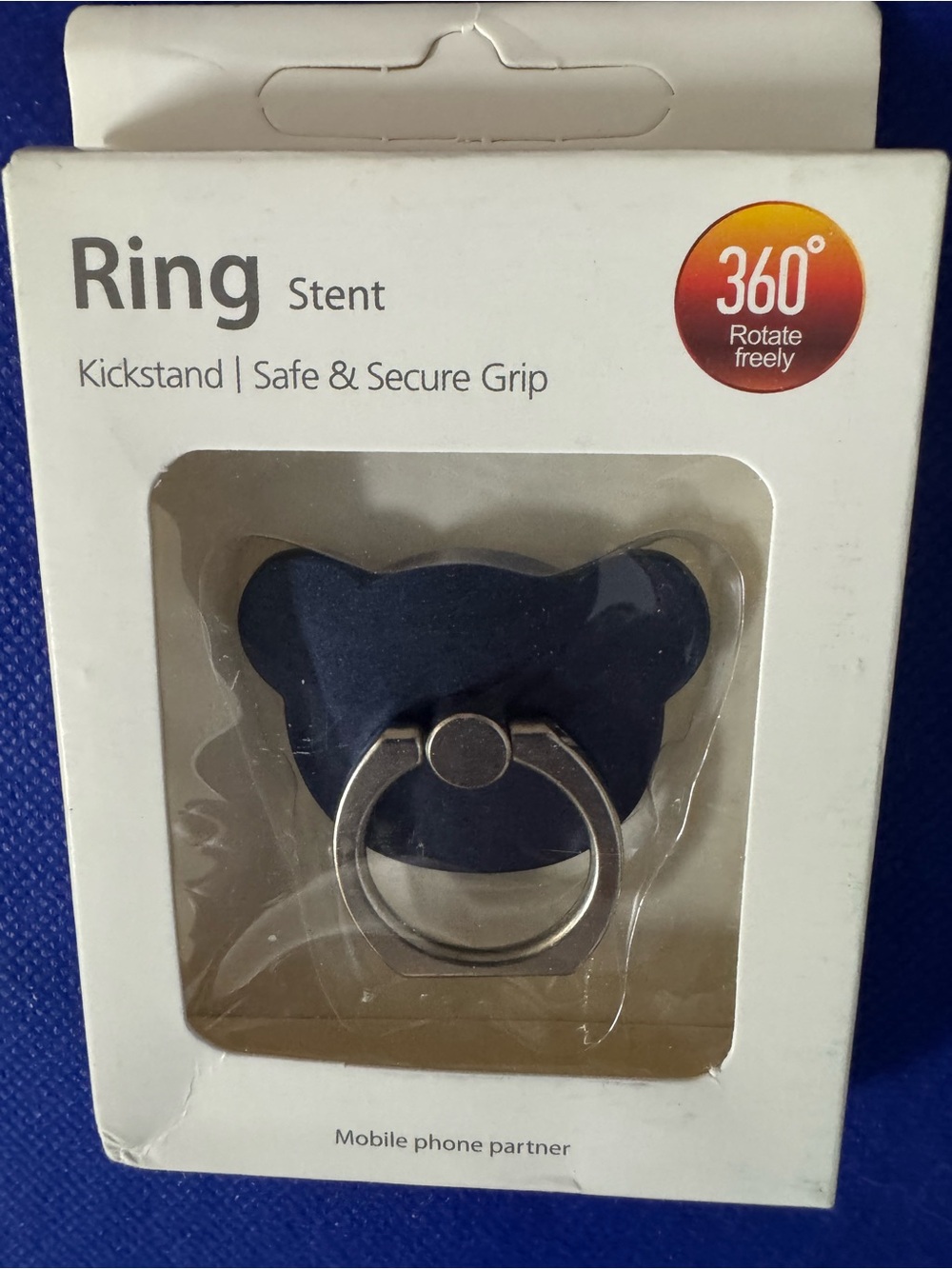 🐻‍❄️I love you BEARy much - Bear Shaped Kickstand Phone Ring Stent - NWT Sealed
